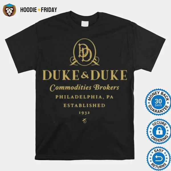 Duke And Duke Commodities Brokers Philadelphia Pa Established 1932 Shirts