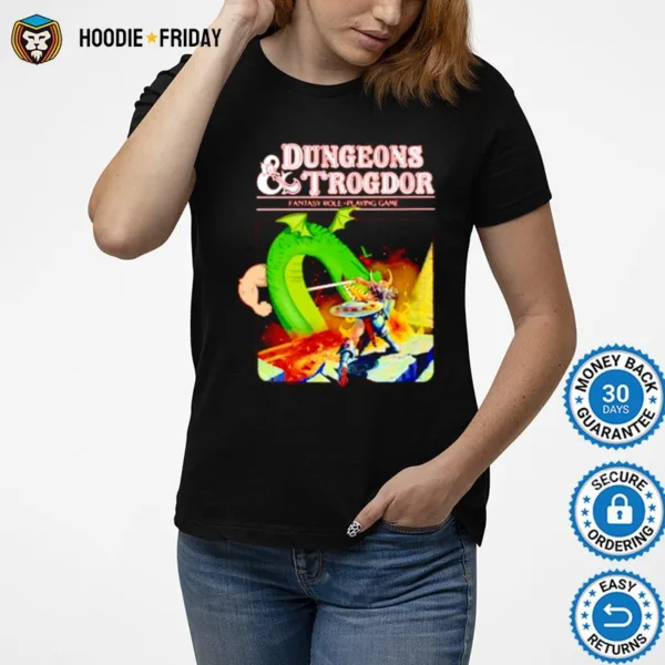 Dungeons Trogdor Fantasy Role Playing Game Shirts