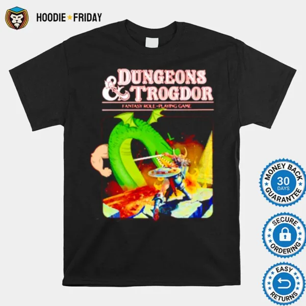 Dungeons Trogdor Fantasy Role Playing Game Shirts