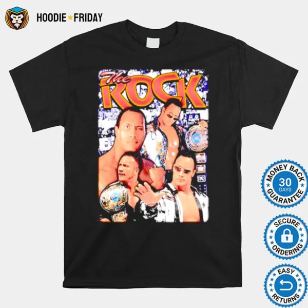 Dwayne The Rock Johnson Wwf Wwe Wrestling Shirts