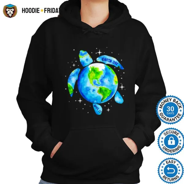 Earth Sea Turtle Art Save The Planet April 22 Shirts