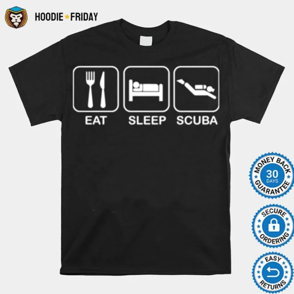 Eat Sleep Scuba Shirts