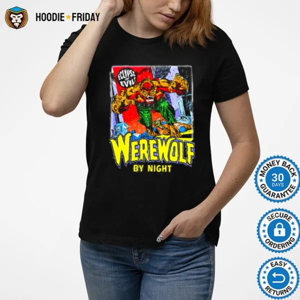 Eclipse Of Evil Werewolf By Nigh Shirts