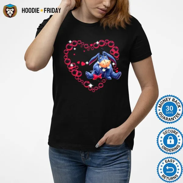 Eeyore Heart Valentine Day Shirts