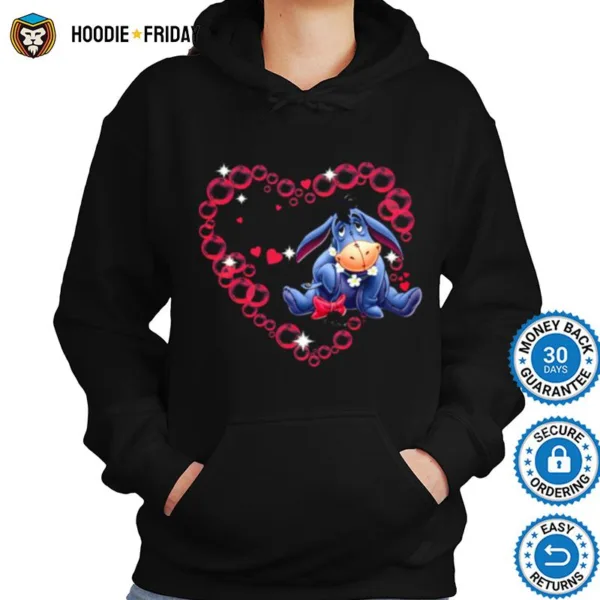 Eeyore Heart Valentine Day Shirts