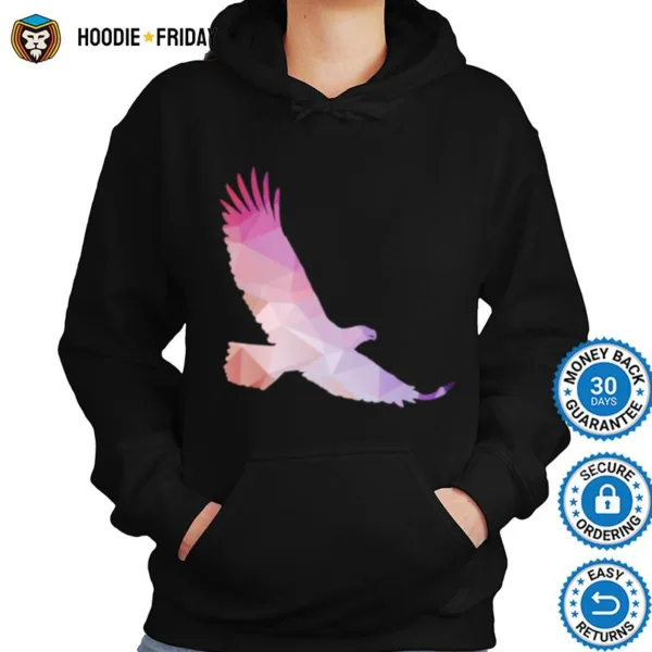 Elegant Flying Eagle Trippy Silhouette Shirts