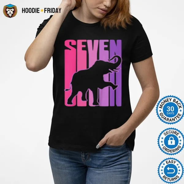 Elephant I 7 Years Old Shirts