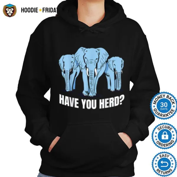 Elephants Herd Immunity Pun Joke Shirts