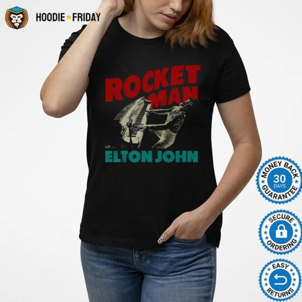 Elton John Rocket Man Honky Chateau Piano Shirts