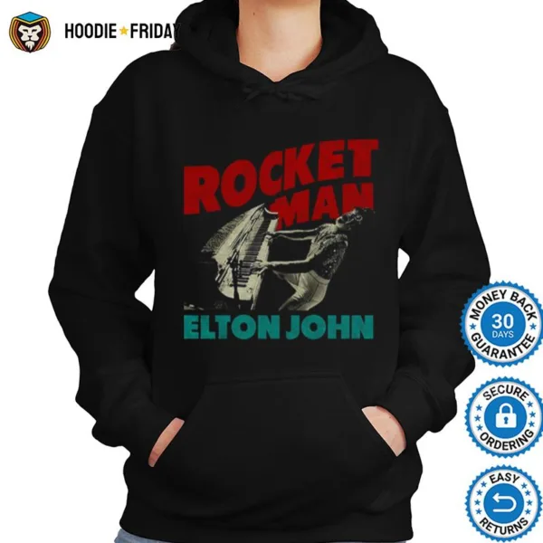 Elton John Rocket Man Honky Chateau Piano Shirts