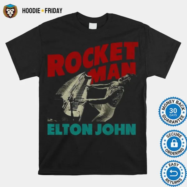 Elton John Rocket Man Honky Chateau Piano Shirts