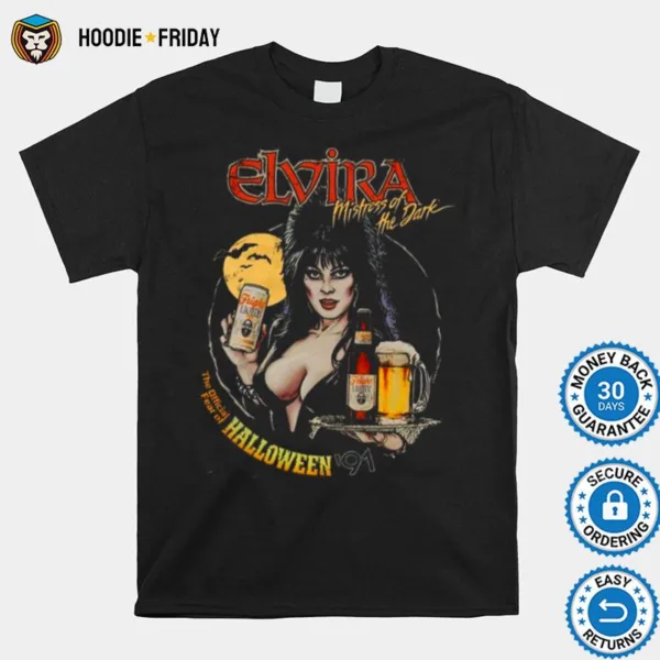 Elvira Mistress Of The Dark Fright Light Scary Movie Shirts