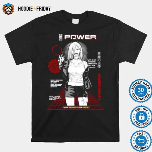 Endowed Beauty Cute Chainsaw Man Aesthetic Graphic For Fans Shirts