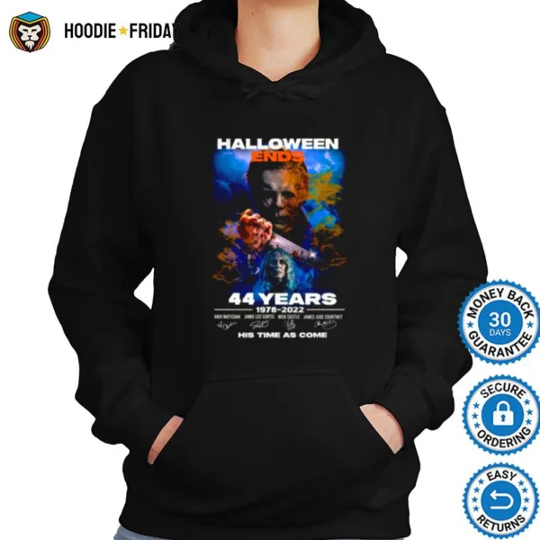 Ends Horrors Movies 44 Year Michael Mayer His Time Has Come Halloween Shirts