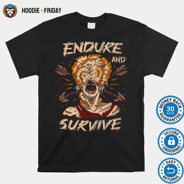 Endure And Survive Black Clover Horror Vintage Shirts