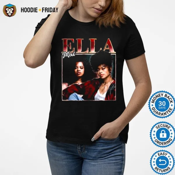 English Singer Ella Mai Retro Homepage Shirts