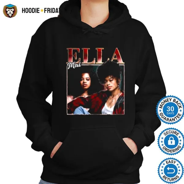 English Singer Ella Mai Retro Homepage Shirts