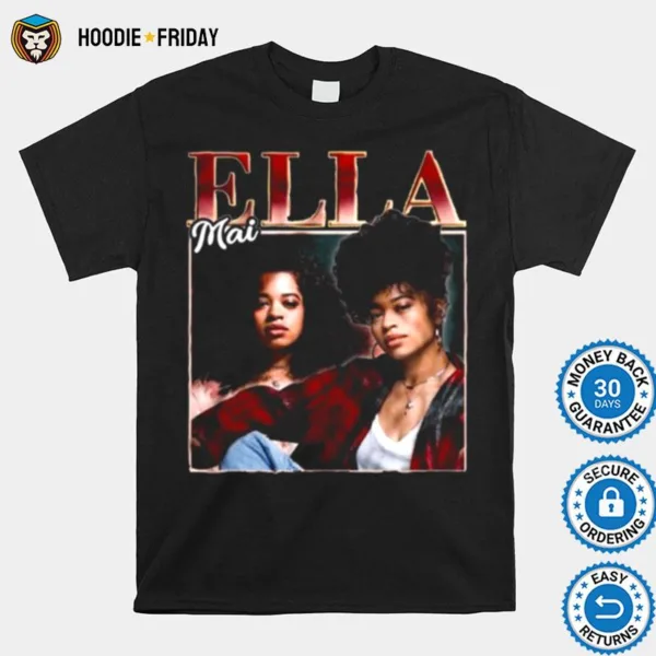 English Singer Ella Mai Retro Homepage Shirts