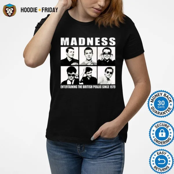 Entertaining The Madness Retro Band Gift For Fans Shirts