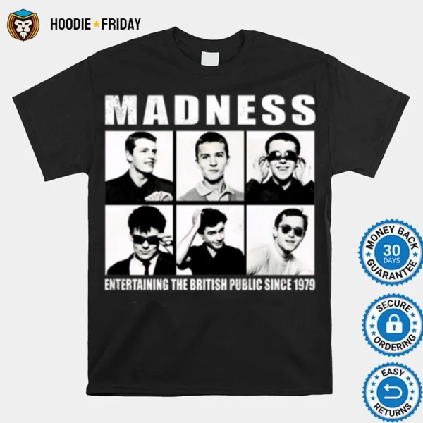 Entertaining The Madness Retro Band Gift For Fans Shirts