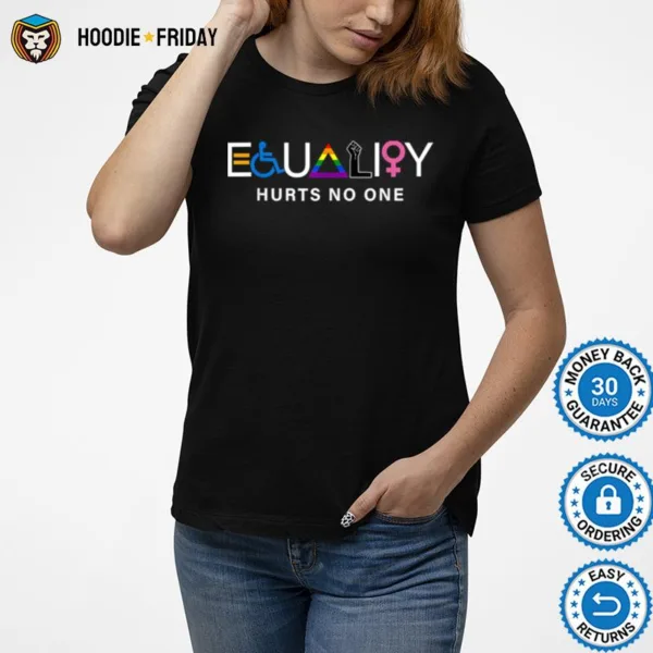 Equality Hurts No One Lgbt Equality Gay Vintage Shirts