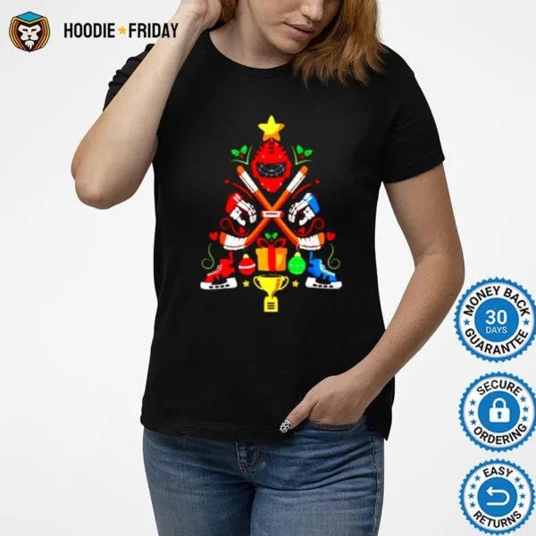 Equipped Hockey Christmas Tree Shirts