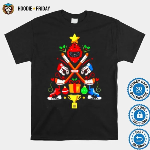 Equipped Hockey Christmas Tree Shirts