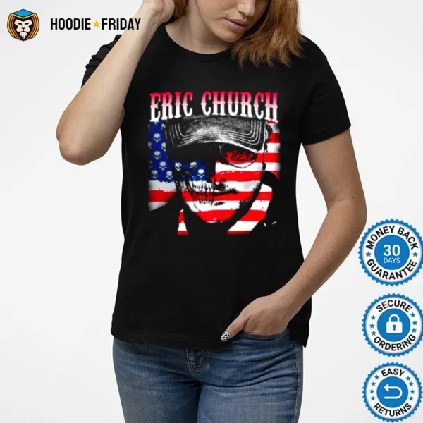 Eric Church Mix American Flag Shirts