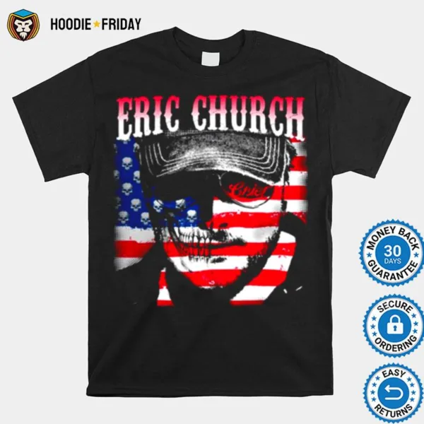 Eric Church Mix American Flag Shirts