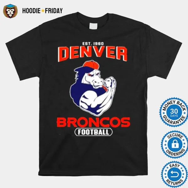 Est.1960 Denver Broncos Football Shirts