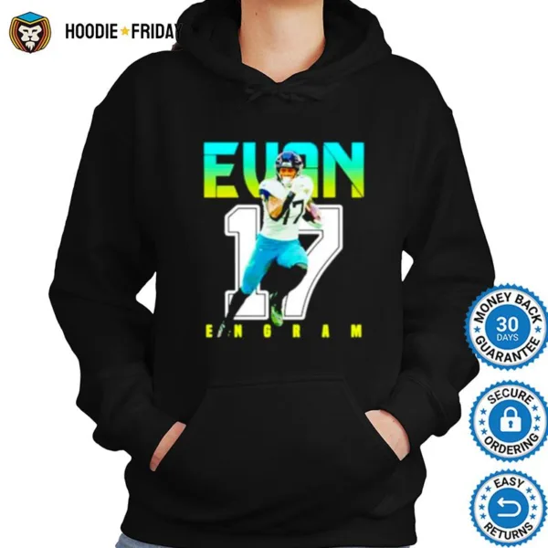 Evan Engram 17 Jacksonville Jaguars Football Poster Shirts