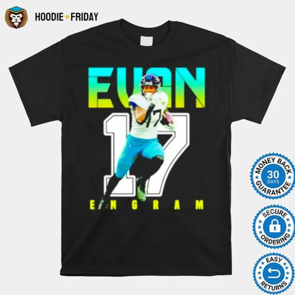 Evan Engram 17 Jacksonville Jaguars Football Poster Shirts