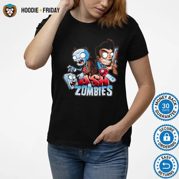 Evil Dead Plants Vs Zombies Shirts