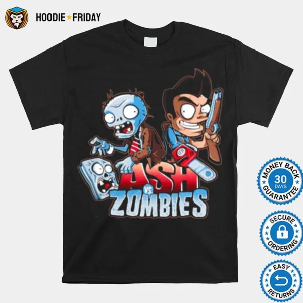 Evil Dead Plants Vs Zombies Shirts