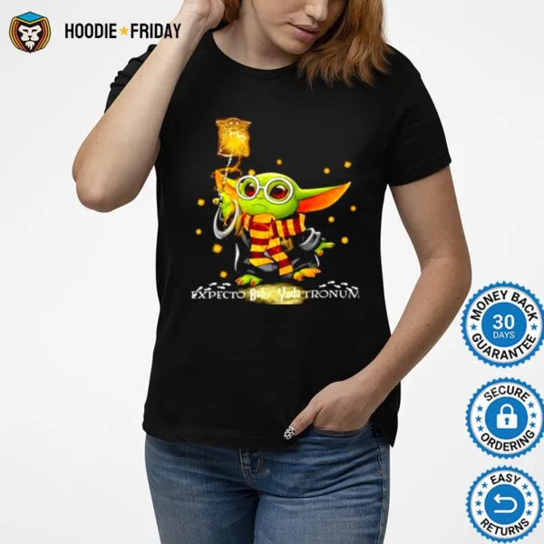 Expecto Baby Yoda Tronum Shirts