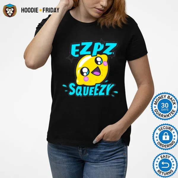 Ezpz Lemon Squeezy Cute Design Shirts