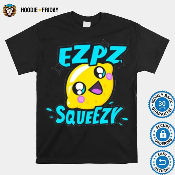 Ezpz Lemon Squeezy Cute Design Shirts