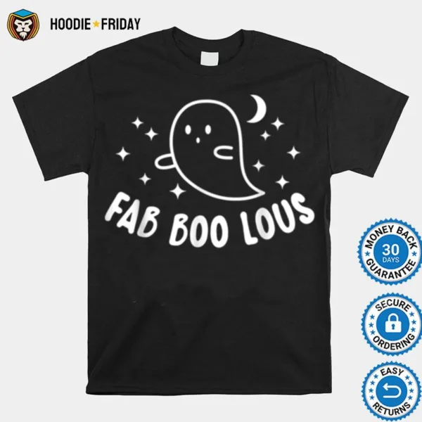 Faboolous Ghost Halloween Costume For Men Women Boo Crew Pun  B0B6Whjhn7 Shirts