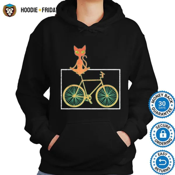 Fahrradfahrer Haustier Geschenk Niedliches Katze Fahrrad Shirts