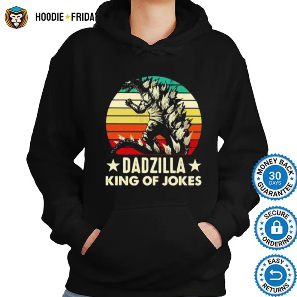 Family Dadzilla King Of Jokes Vintage Shirts