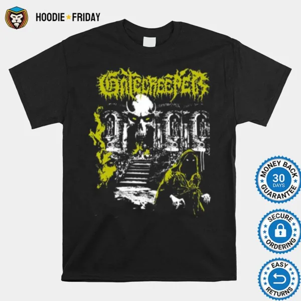 Fan Art Gatecreeper Death Metal Yellow Design Shirts