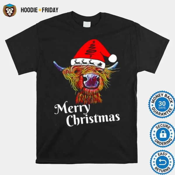 Fanart Christmas Highland Cow Shirts