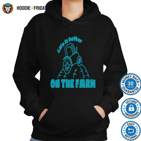 Farmhouse Decor Pattern With Tractor Shirts