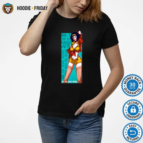 Faye Valentine Graphic Cowboy Bebop Colored Shirts