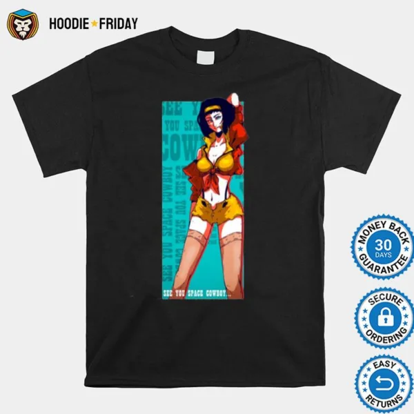 Faye Valentine Graphic Cowboy Bebop Colored Shirts