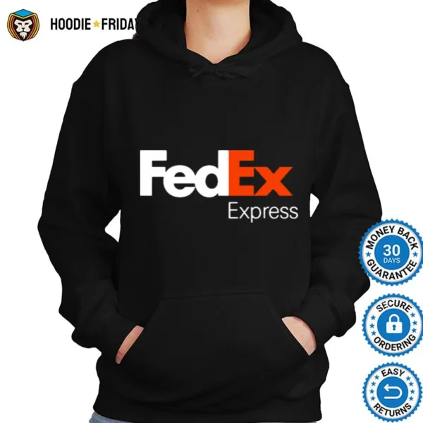 Fedex Express Logo White Orange Shirts