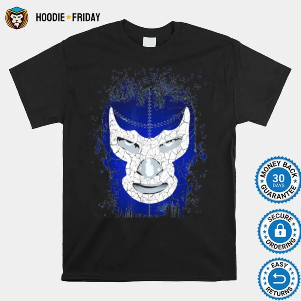 Feelink Demon Blue Lucha Libre Mexican Wrestler Legend Shirts