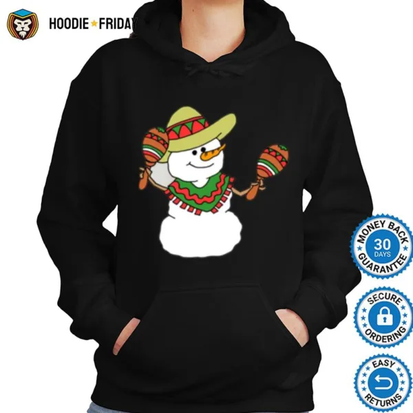 Feliz Navidad Snowman Spanish Christmas Cartoon Shirts