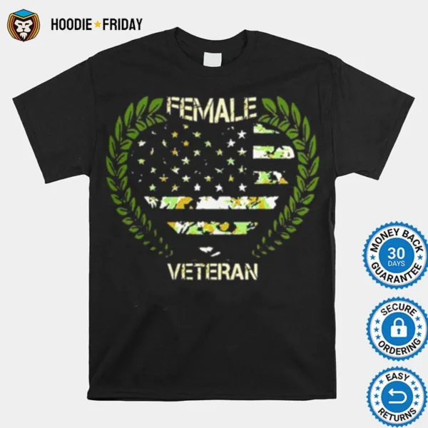 Female Veteran American Flag Shirts