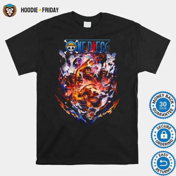 Fine Illustration Monkey D Luffy One Piece Shirts